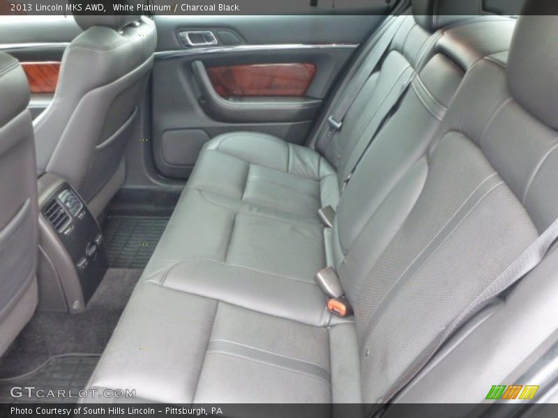 White Platinum / Charcoal Black 2013 Lincoln MKS AWD