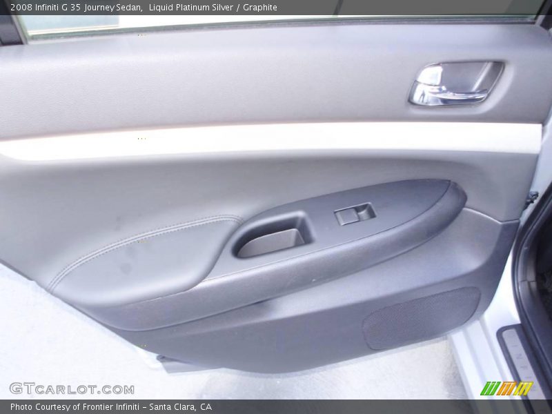 Liquid Platinum Silver / Graphite 2008 Infiniti G 35 Journey Sedan