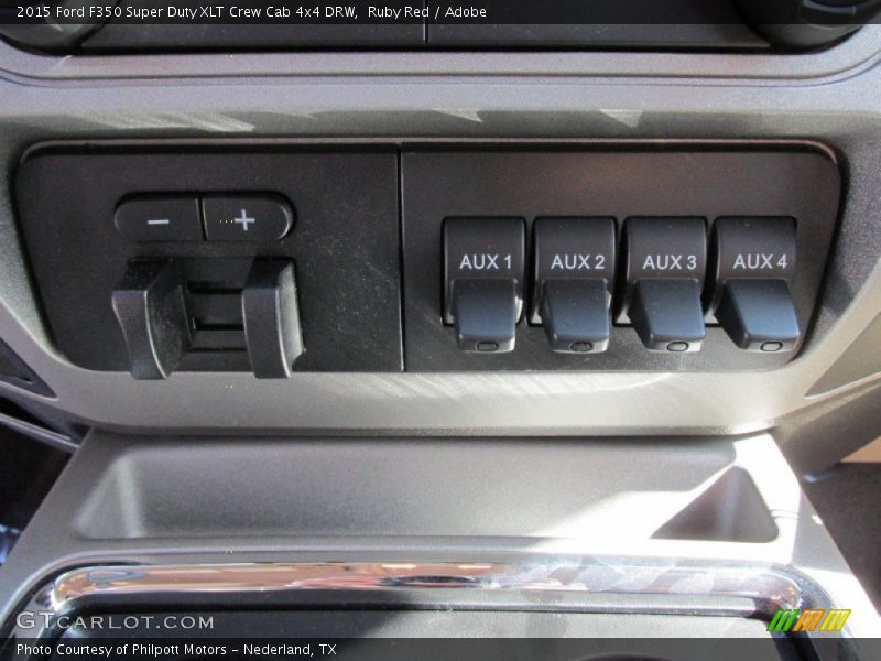 Ruby Red / Adobe 2015 Ford F350 Super Duty XLT Crew Cab 4x4 DRW