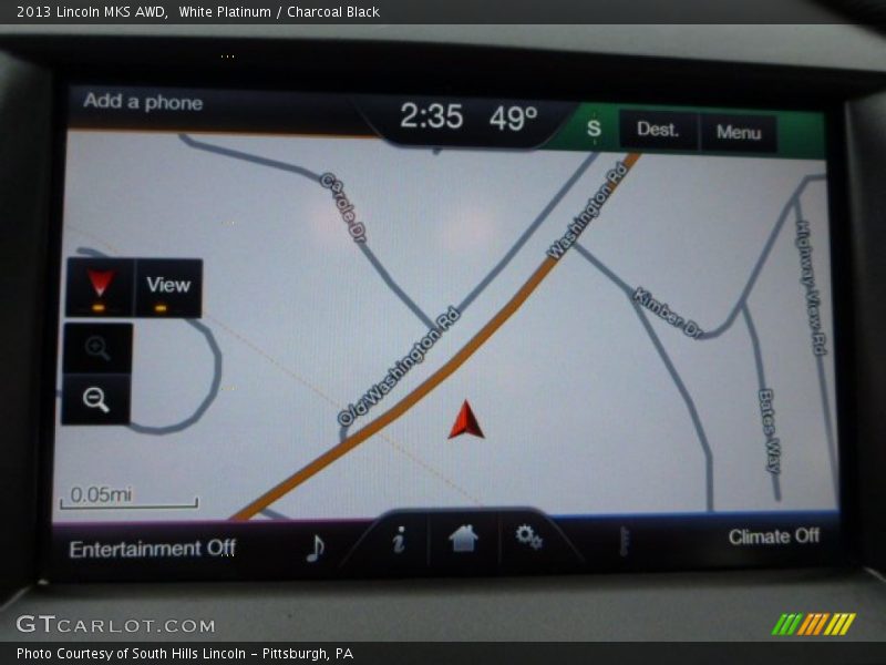 White Platinum / Charcoal Black 2013 Lincoln MKS AWD