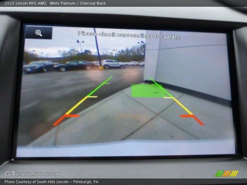 White Platinum / Charcoal Black 2013 Lincoln MKS AWD