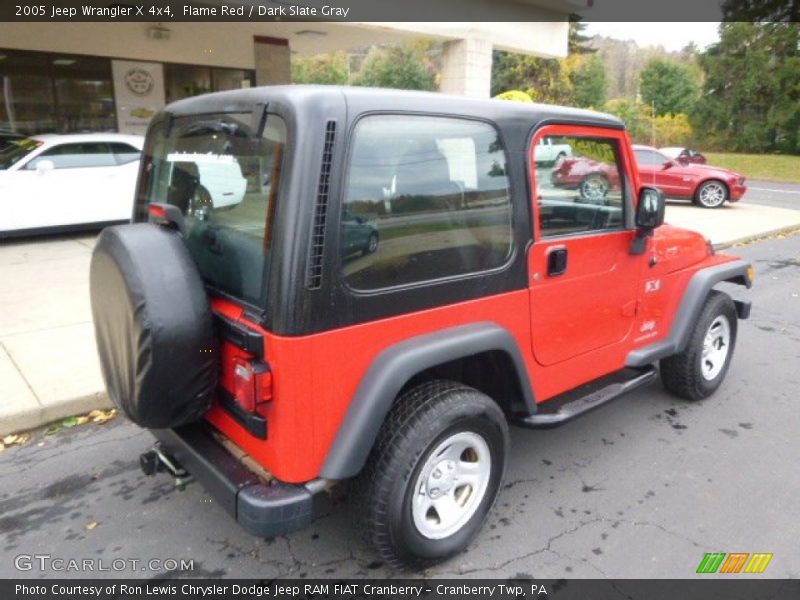 Flame Red / Dark Slate Gray 2005 Jeep Wrangler X 4x4