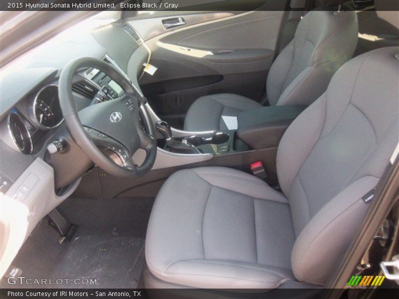 Front Seat of 2015 Sonata Hybrid Limited