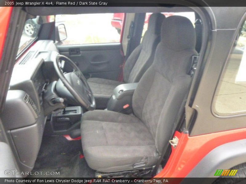 Flame Red / Dark Slate Gray 2005 Jeep Wrangler X 4x4