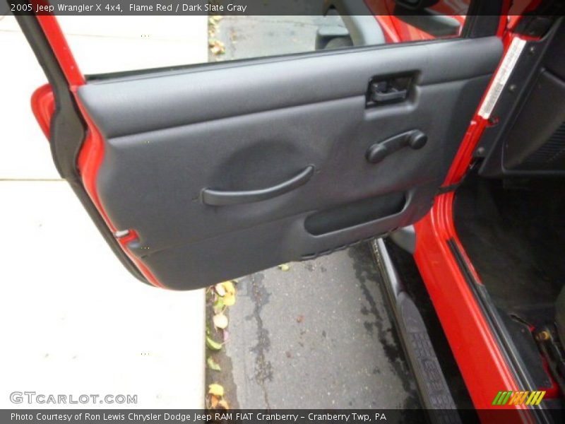Flame Red / Dark Slate Gray 2005 Jeep Wrangler X 4x4