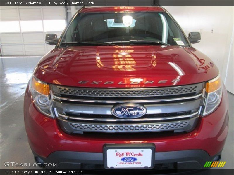 Ruby Red / Charcoal Black 2015 Ford Explorer XLT