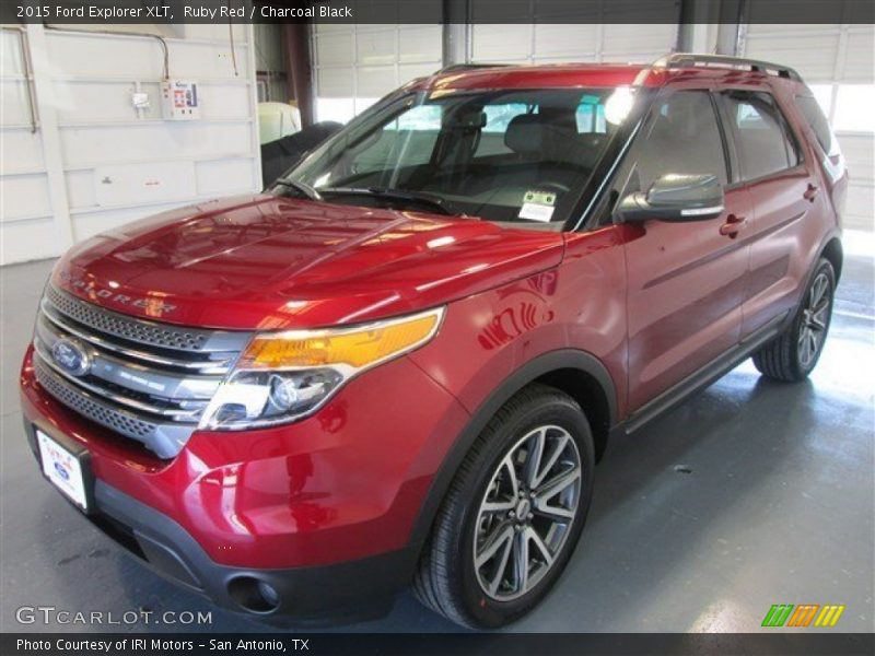 Ruby Red / Charcoal Black 2015 Ford Explorer XLT