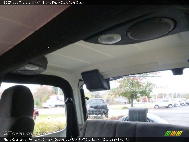Flame Red / Dark Slate Gray 2005 Jeep Wrangler X 4x4