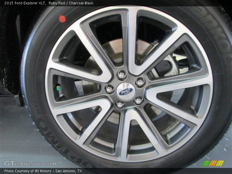 Ruby Red / Charcoal Black 2015 Ford Explorer XLT