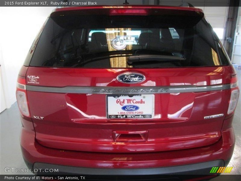 Ruby Red / Charcoal Black 2015 Ford Explorer XLT