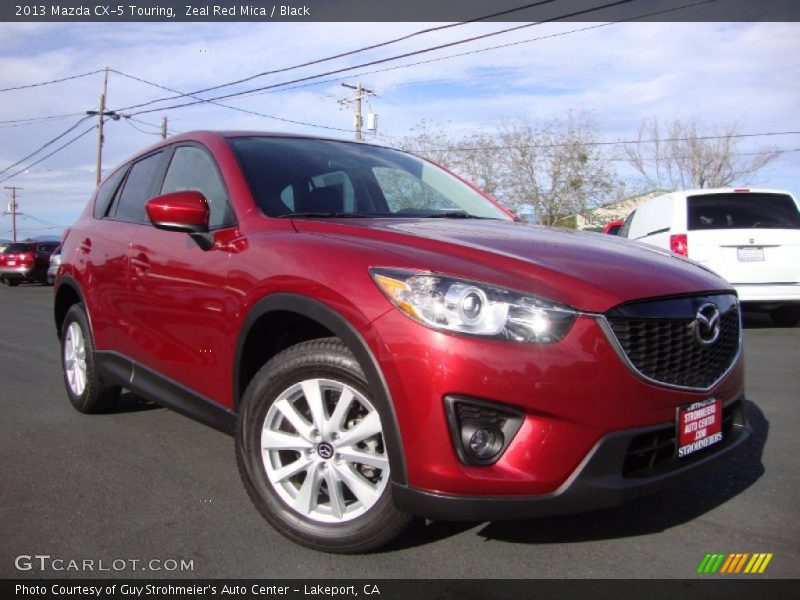 Zeal Red Mica / Black 2013 Mazda CX-5 Touring