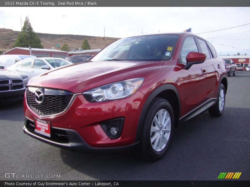 Zeal Red Mica / Black 2013 Mazda CX-5 Touring