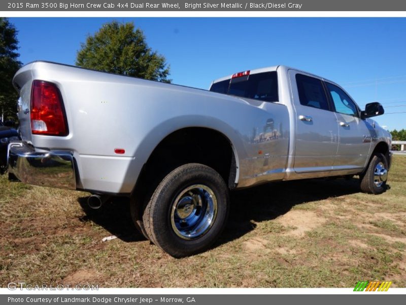  2015 3500 Big Horn Crew Cab 4x4 Dual Rear Wheel Bright Silver Metallic