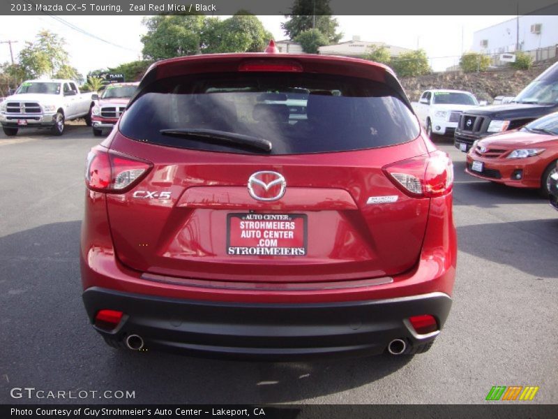 Zeal Red Mica / Black 2013 Mazda CX-5 Touring