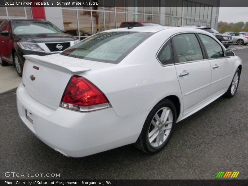 Summit White / Neutral 2012 Chevrolet Impala LTZ