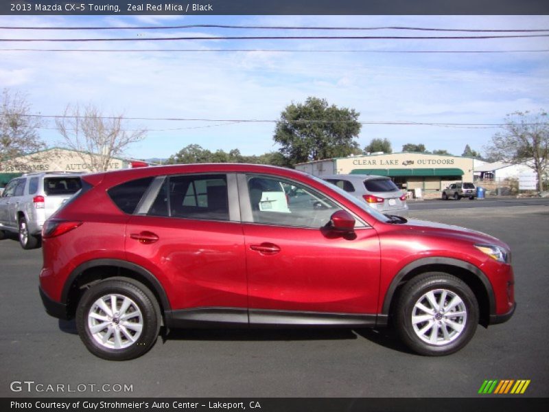 Zeal Red Mica / Black 2013 Mazda CX-5 Touring