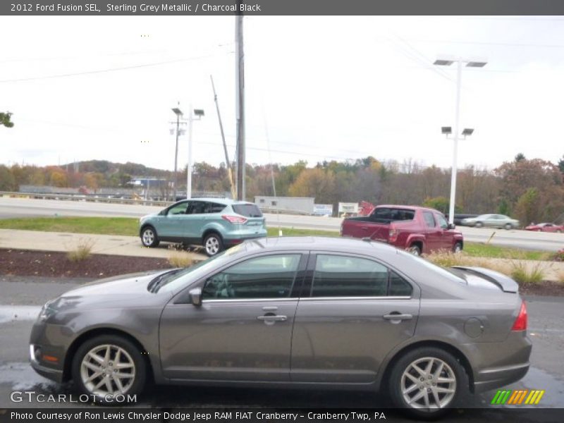 Sterling Grey Metallic / Charcoal Black 2012 Ford Fusion SEL