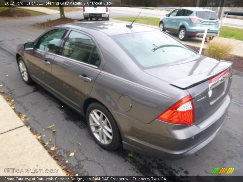 Sterling Grey Metallic / Charcoal Black 2012 Ford Fusion SEL