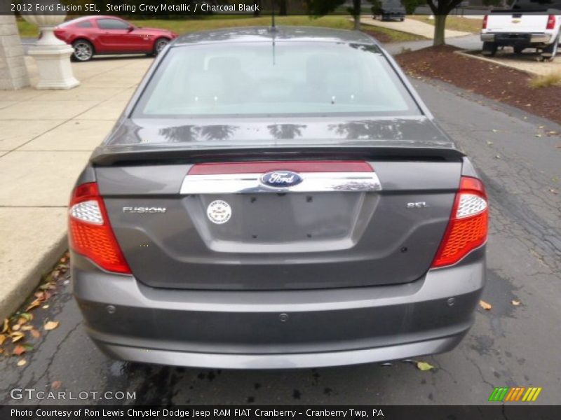Sterling Grey Metallic / Charcoal Black 2012 Ford Fusion SEL