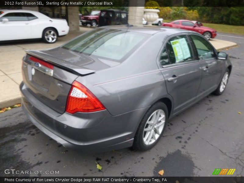 Sterling Grey Metallic / Charcoal Black 2012 Ford Fusion SEL
