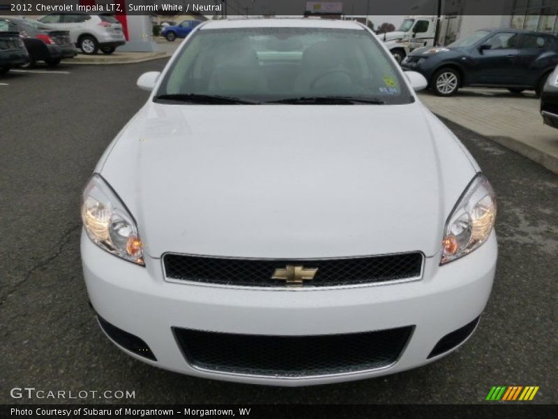 Summit White / Neutral 2012 Chevrolet Impala LTZ