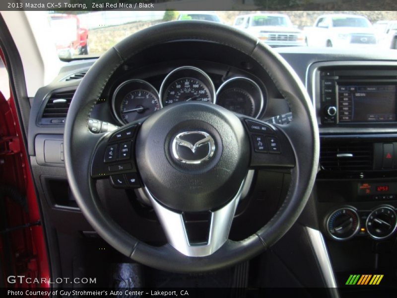 Zeal Red Mica / Black 2013 Mazda CX-5 Touring