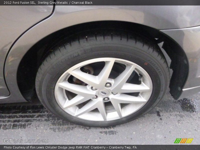 Sterling Grey Metallic / Charcoal Black 2012 Ford Fusion SEL