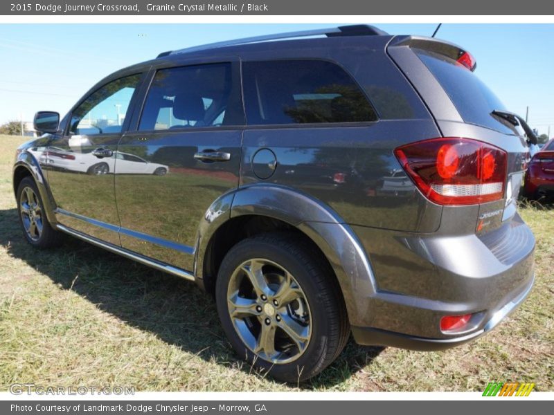 Granite Crystal Metallic / Black 2015 Dodge Journey Crossroad