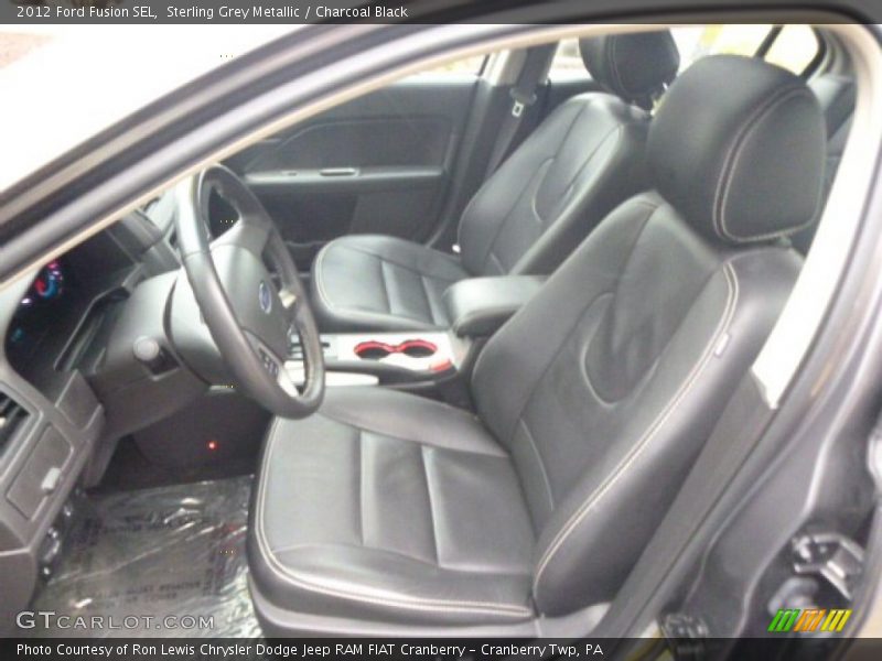 Sterling Grey Metallic / Charcoal Black 2012 Ford Fusion SEL