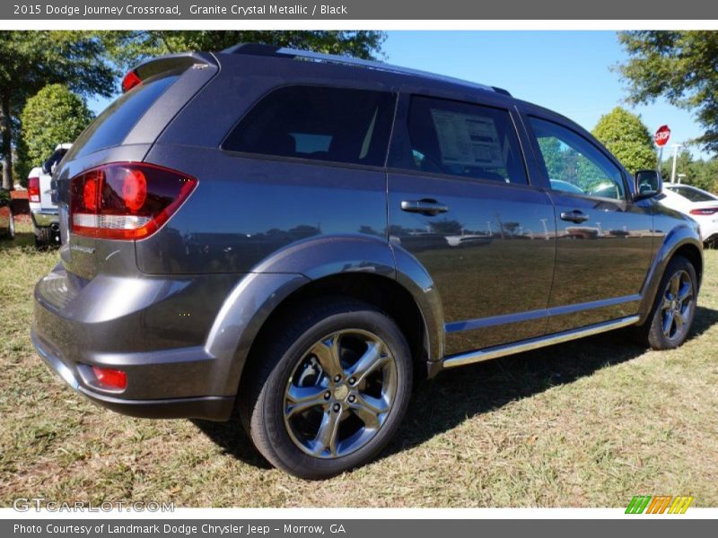 Granite Crystal Metallic / Black 2015 Dodge Journey Crossroad
