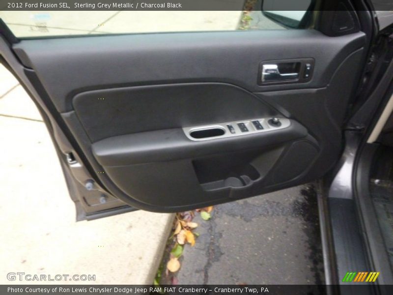 Sterling Grey Metallic / Charcoal Black 2012 Ford Fusion SEL