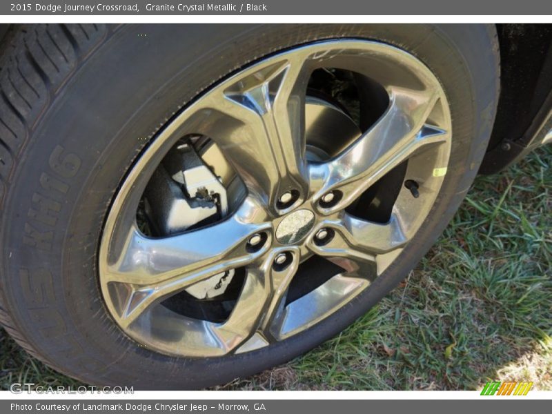 Granite Crystal Metallic / Black 2015 Dodge Journey Crossroad