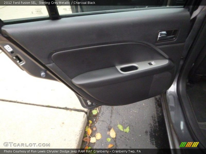 Sterling Grey Metallic / Charcoal Black 2012 Ford Fusion SEL