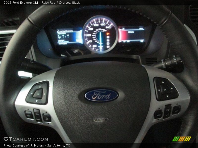 Ruby Red / Charcoal Black 2015 Ford Explorer XLT