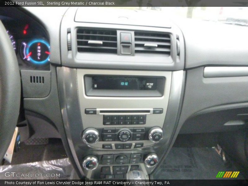 Sterling Grey Metallic / Charcoal Black 2012 Ford Fusion SEL