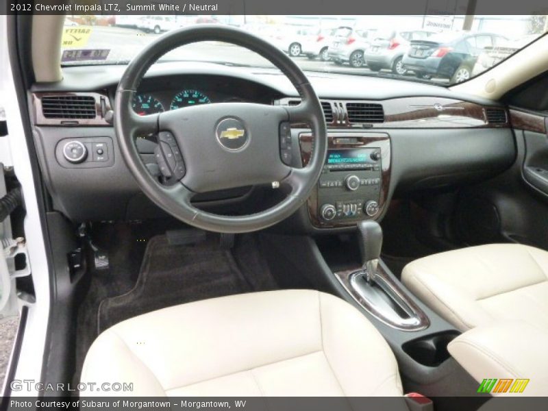 Summit White / Neutral 2012 Chevrolet Impala LTZ