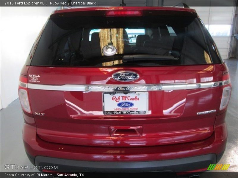 Ruby Red / Charcoal Black 2015 Ford Explorer XLT