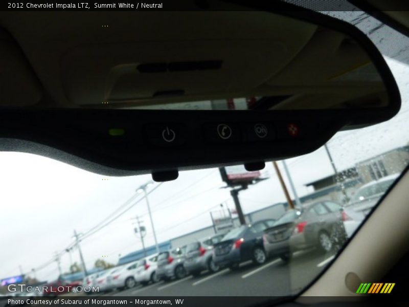Summit White / Neutral 2012 Chevrolet Impala LTZ