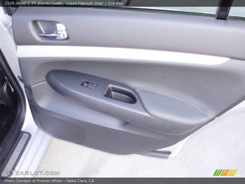 Liquid Platinum Silver / Graphite 2008 Infiniti G 35 Journey Sedan