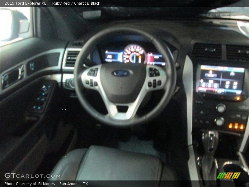 Ruby Red / Charcoal Black 2015 Ford Explorer XLT