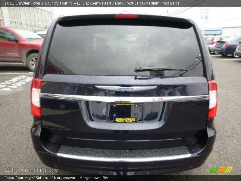 Blackberry Pearl / Dark Frost Beige/Medium Frost Beige 2011 Chrysler Town & Country Touring - L