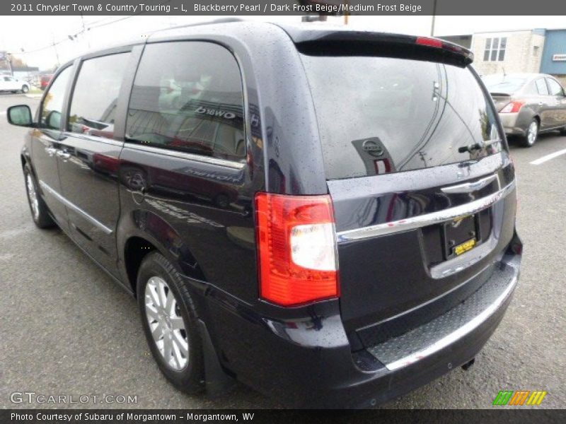Blackberry Pearl / Dark Frost Beige/Medium Frost Beige 2011 Chrysler Town & Country Touring - L