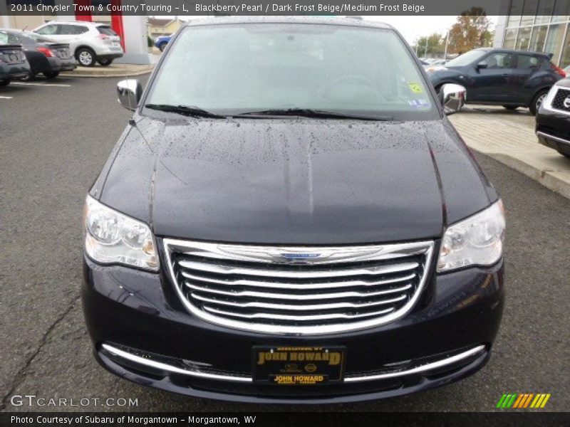 Blackberry Pearl / Dark Frost Beige/Medium Frost Beige 2011 Chrysler Town & Country Touring - L