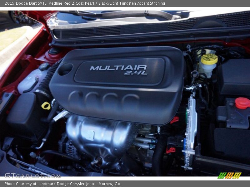 Redline Red 2 Coat Pearl / Black/Light Tungsten Accent Stitching 2015 Dodge Dart SXT