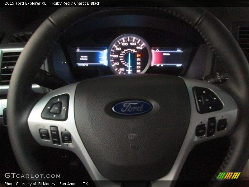Ruby Red / Charcoal Black 2015 Ford Explorer XLT