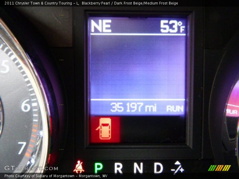 Blackberry Pearl / Dark Frost Beige/Medium Frost Beige 2011 Chrysler Town & Country Touring - L