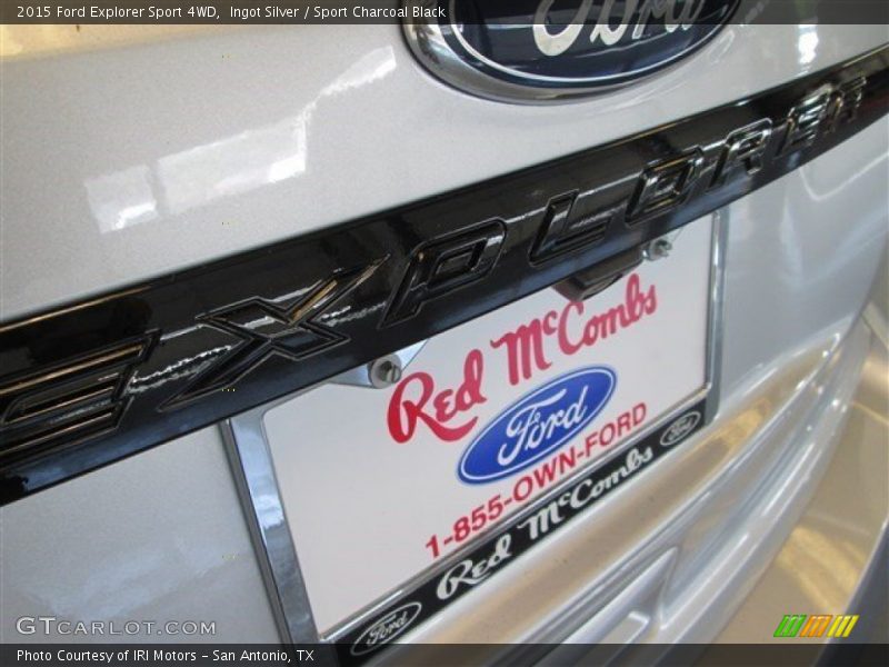 Ingot Silver / Sport Charcoal Black 2015 Ford Explorer Sport 4WD
