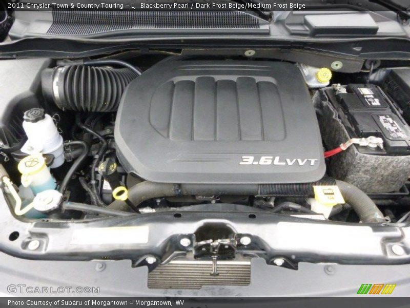 Blackberry Pearl / Dark Frost Beige/Medium Frost Beige 2011 Chrysler Town & Country Touring - L