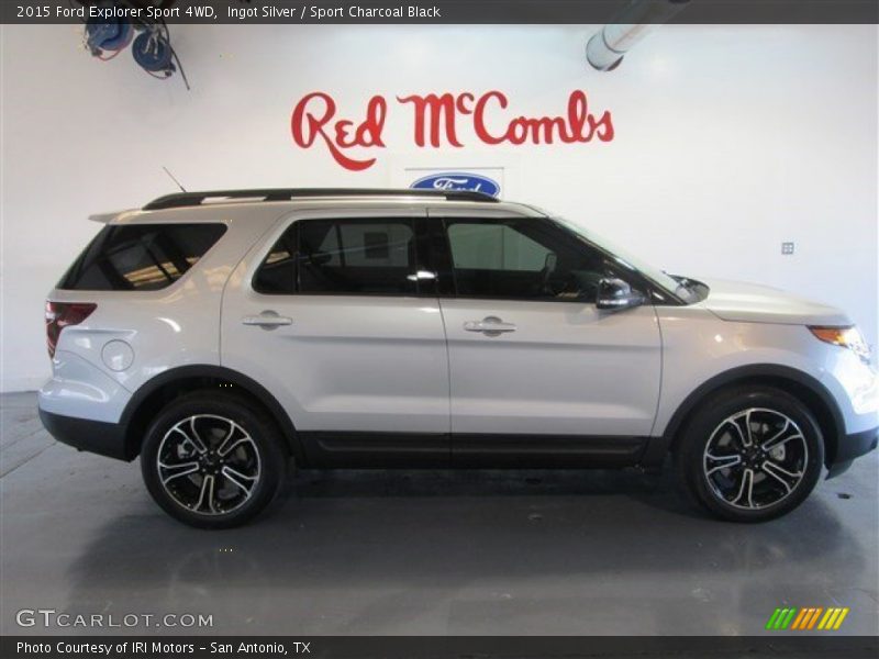 Ingot Silver / Sport Charcoal Black 2015 Ford Explorer Sport 4WD