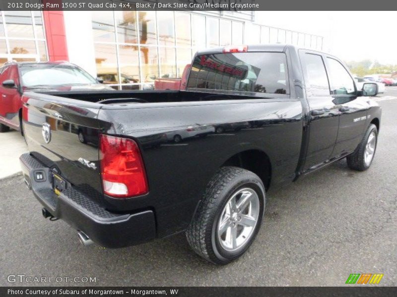 Black / Dark Slate Gray/Medium Graystone 2012 Dodge Ram 1500 ST Quad Cab 4x4